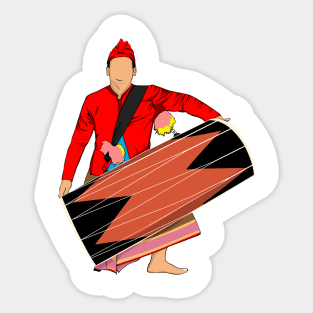 Lombok culture Sticker